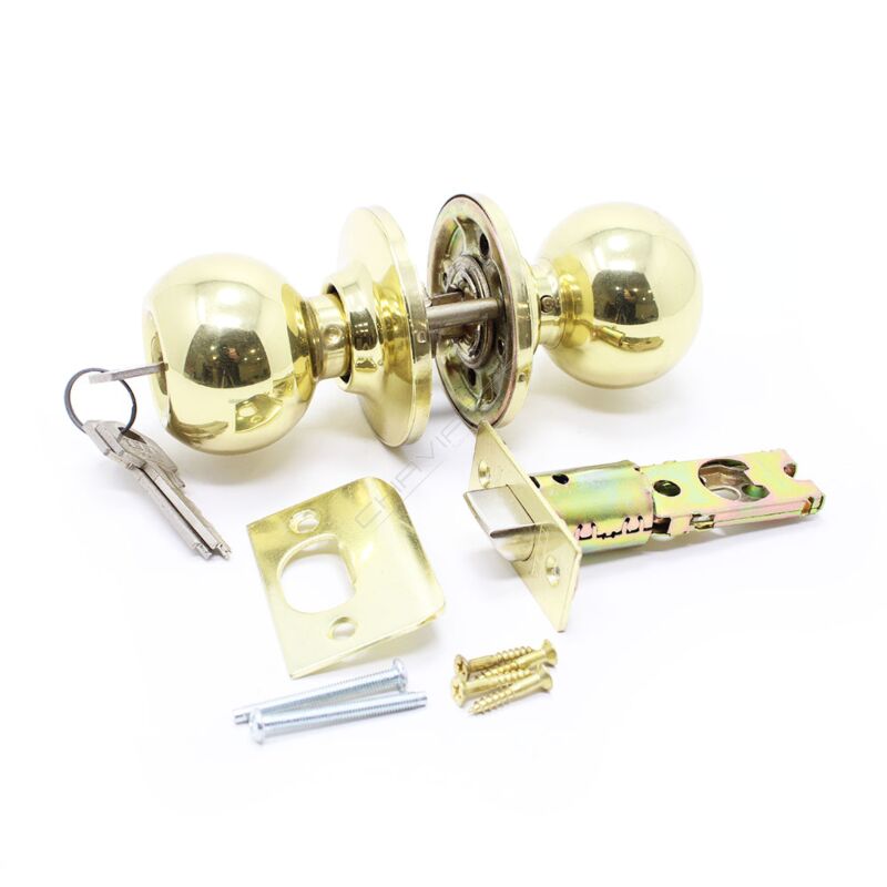 Puxador de bola Tesa 290060, com patilha e chave, dourado