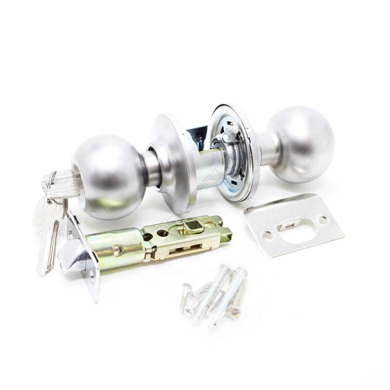 Puxador de bola Tesa 3900, com patilha e chave, cromado