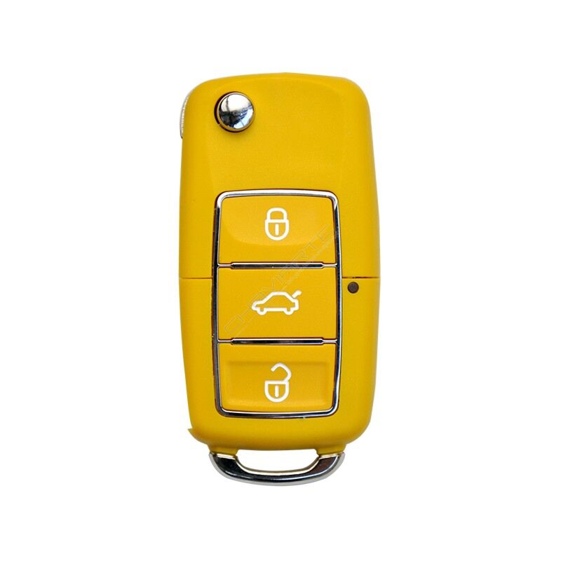 Comando KD 3 Botões tipo VW Amarelo