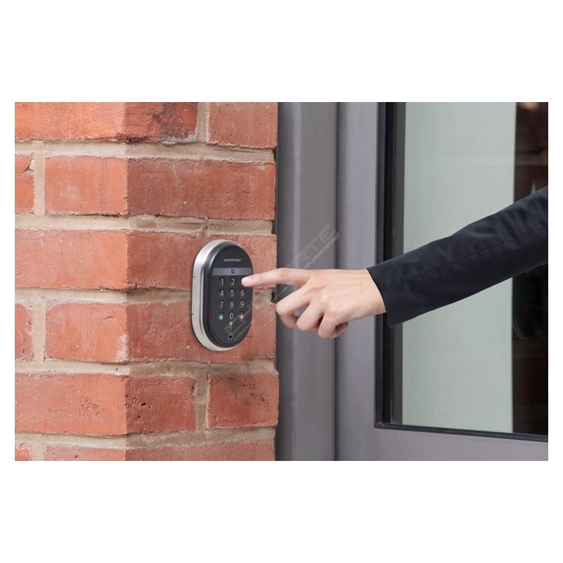 Controlo de acessos Tesa Hotel, leitor mural autoprogramável por cartão e teclado