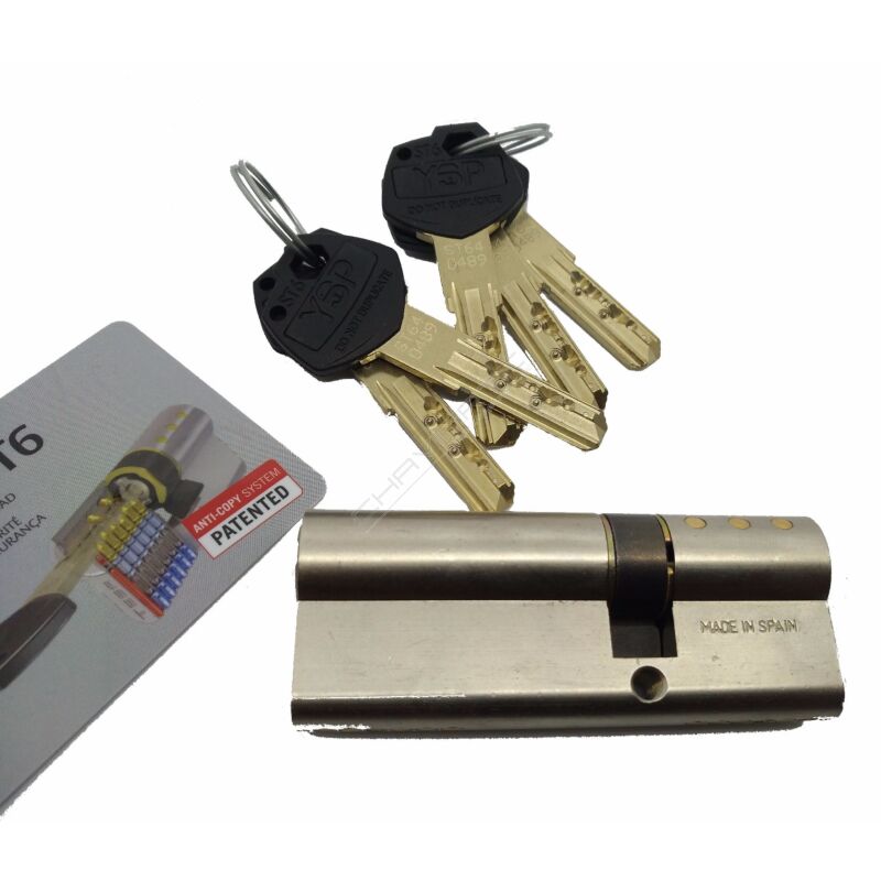Cilindro ST6 Chaviarte 30x50mm niquelado