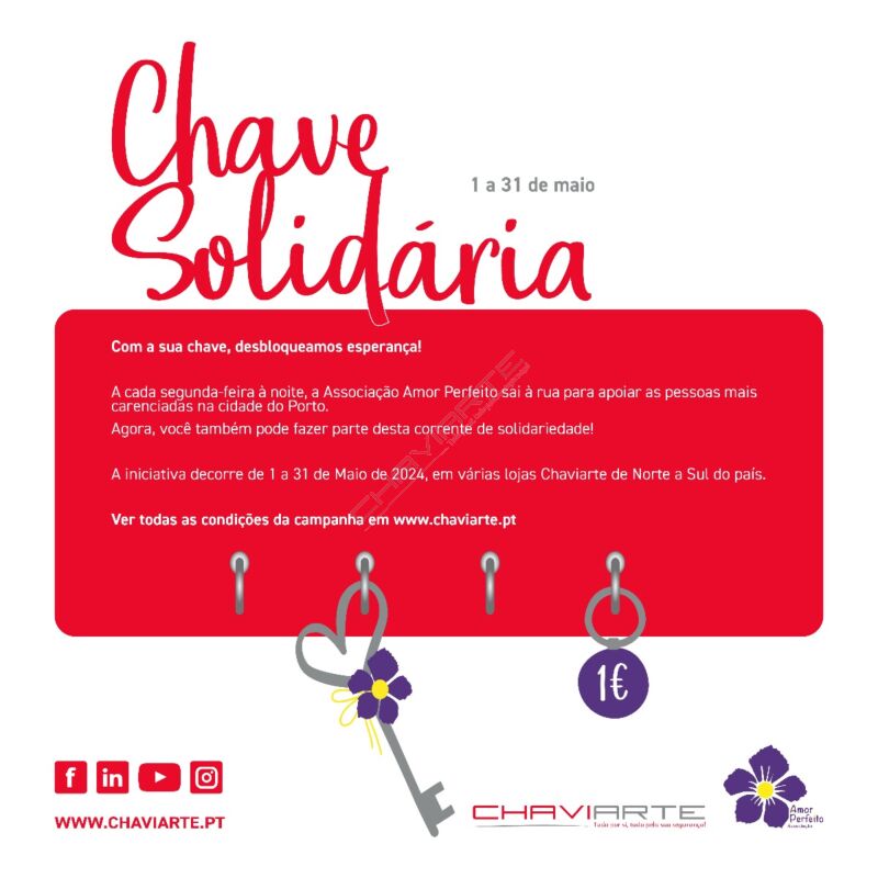 Chave Solidária Amor Perfeito