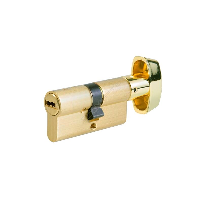 Cilindro Tesa TX80 30x40mm latonado com botão