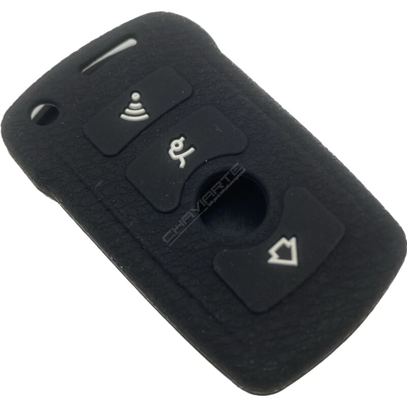 Capa silicone BMW, três botões, negro