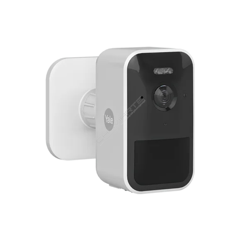 Câmara exterior inteligente 1080p Wi‑Fi 2.4 GHz com visão noturna a cores Yale