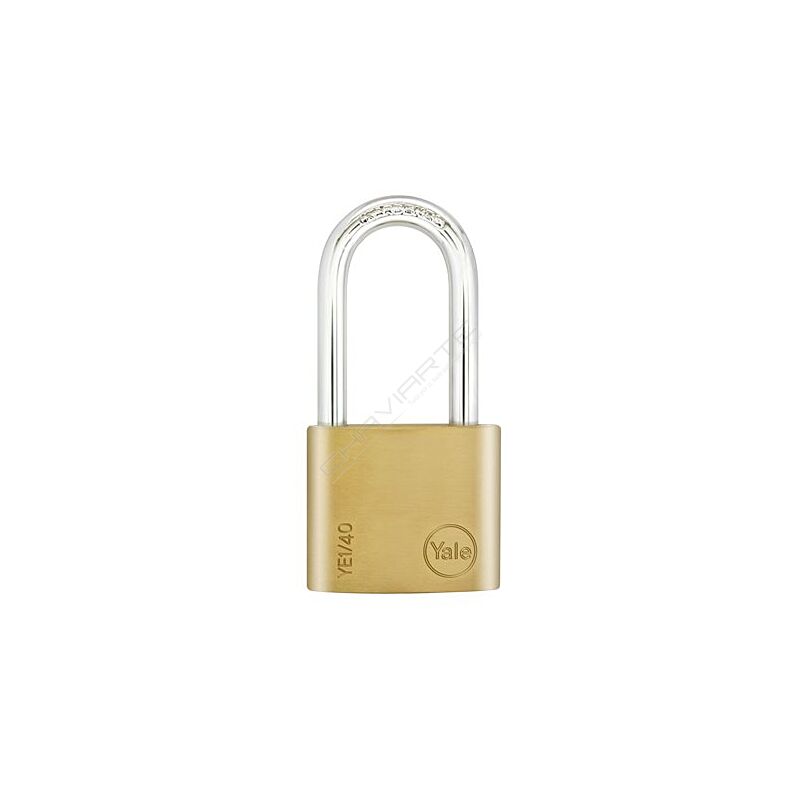 Aloquete Yale Essencial 40mm latão arco longo