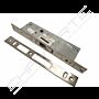 Fechadura de embutir alumínio Tesa 4241 sem trinco, entrada 30mm, inox