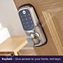 FECH YALE KEYLESS DE SOBREPOR CROMADA SATINADA YD-01-CON-NOMOD-CH