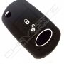 Capa silicone Land Rover, três botões, negra