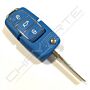 Caixa Azul Para Comando Volkswagen Flip 3 Botões