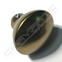 Puxador redondo Dierre New Creta PM000021, fixo, dourado