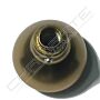 Puxador redondo Dierre New Creta PM000021, fixo, dourado
