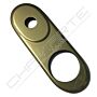 Espelho comprido Mottura exterior com abertura para escudo de segurança de 50 mm, em bronze