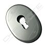 Espelho oval Mottura, para cilindro de perfil europeu, em alumínio anodizado