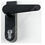 Puxador de muleta Yale MMPS3SCNEY, modelar, cego, negro
