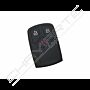 Capa silicone Audi, três botões Smart Key proximidade, negra