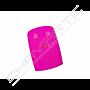 Capa silicone Audi, três botões Smart Key proximidade, rosa