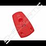 Capa silicone BMW, três botões, vermelho