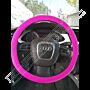 Capa de volante em silicone, rosa