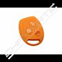 Capa silicone Ford, três botões, laranja