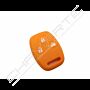 Capa silicone Honda, três botões, laranja