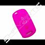 Capa silicone Kia, três botões, rosa