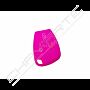Capa silicone Mercedes, três botões, Smartkey (antiga), rosa