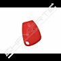 Capa silicone Mercedes, três botões, Smartkey (antiga), vermelho