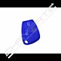 Capa silicone Mercedes, três botões Smartkey (antiga), azul