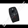 Capa silicone Mercedes, três botões, Smartkey proximidade, negra