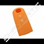 Capa silicone Mazda, dois botões, laranja