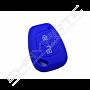 Capa silicone Renault, dois botões, azul