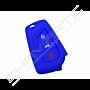 Capa silicone Toyota, três botões, azul