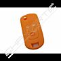Capa silicone Opel, flip três botões, laranja