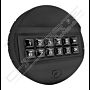 Fechadura Universal + Teclado Negro ABS