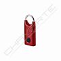 Aloquete Lexon com abertura por impressão digital, dark red (vermelho)