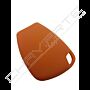 Capa silicone Mercedes, três botões, Smartkey (antiga), laranja