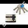 Cilindro Tesa T60 45x10mm niquelado