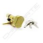 Cilindro Yale YL5 de botão 30x30mm latonado