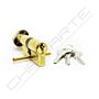 Cilindro Yale YL6 de botão 30x30mm latonado