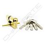 Cilindro Yale YL6 30x30mm latonado