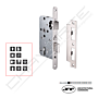 Fechadura corta fogo JNF IN.20.789, antipânico, automática,entrada de 55mm