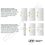 Fechadura corta fogo JNF IN.20.789, antipânico, automática,entrada de 55mm