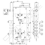 Fechadura MOTTURA 84765W800B