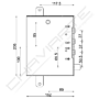 Fechadura MOTTURA 898571GRLD