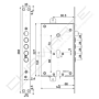 Fechadura MOTTURA 89C8798DT