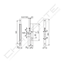 Fechadura Omec electrica Embutir Ref.1408Q  30mm