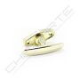 Torniquete rotativo dourado