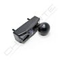 Puxador redondo Tesa MMODMBSCNE, modular, negro