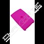 Capa silicone Renault, quatro botões, Smartkey proximidade, rosa